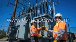 Elektrik mühendisi trafo sahasında sargı direnci ölçümü hazırlığı